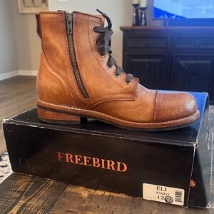 Freebird Men's Eli Whiskey Tan Leather Boots